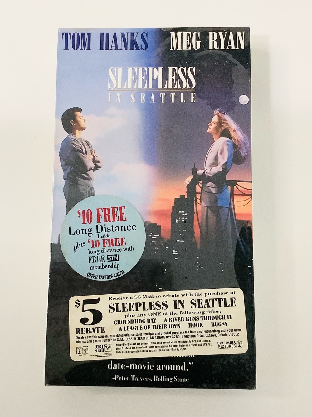 Sleepless in Seattle 1993  VHS Movie Original Sealed ( Tom Hanks, Meg Ryan)
